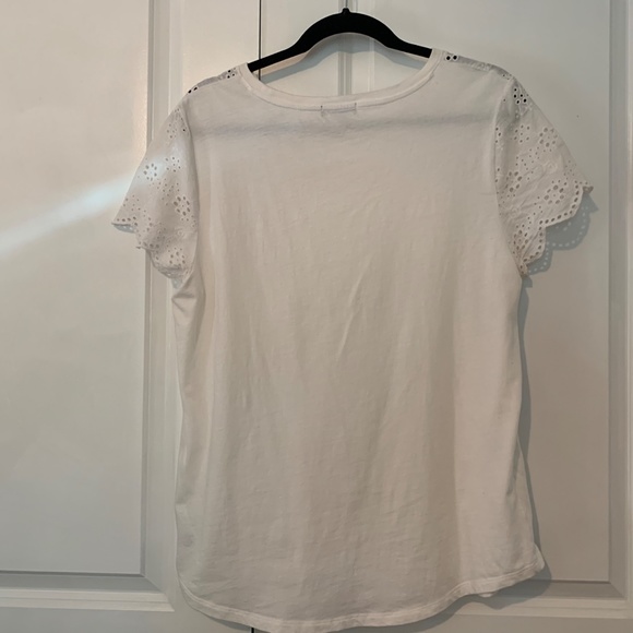 Gap Eyelet Top T-Shirt - Picture 4 of 5